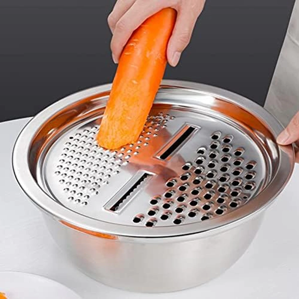 3 in 1 Vegetable Cutter with Drain Basket