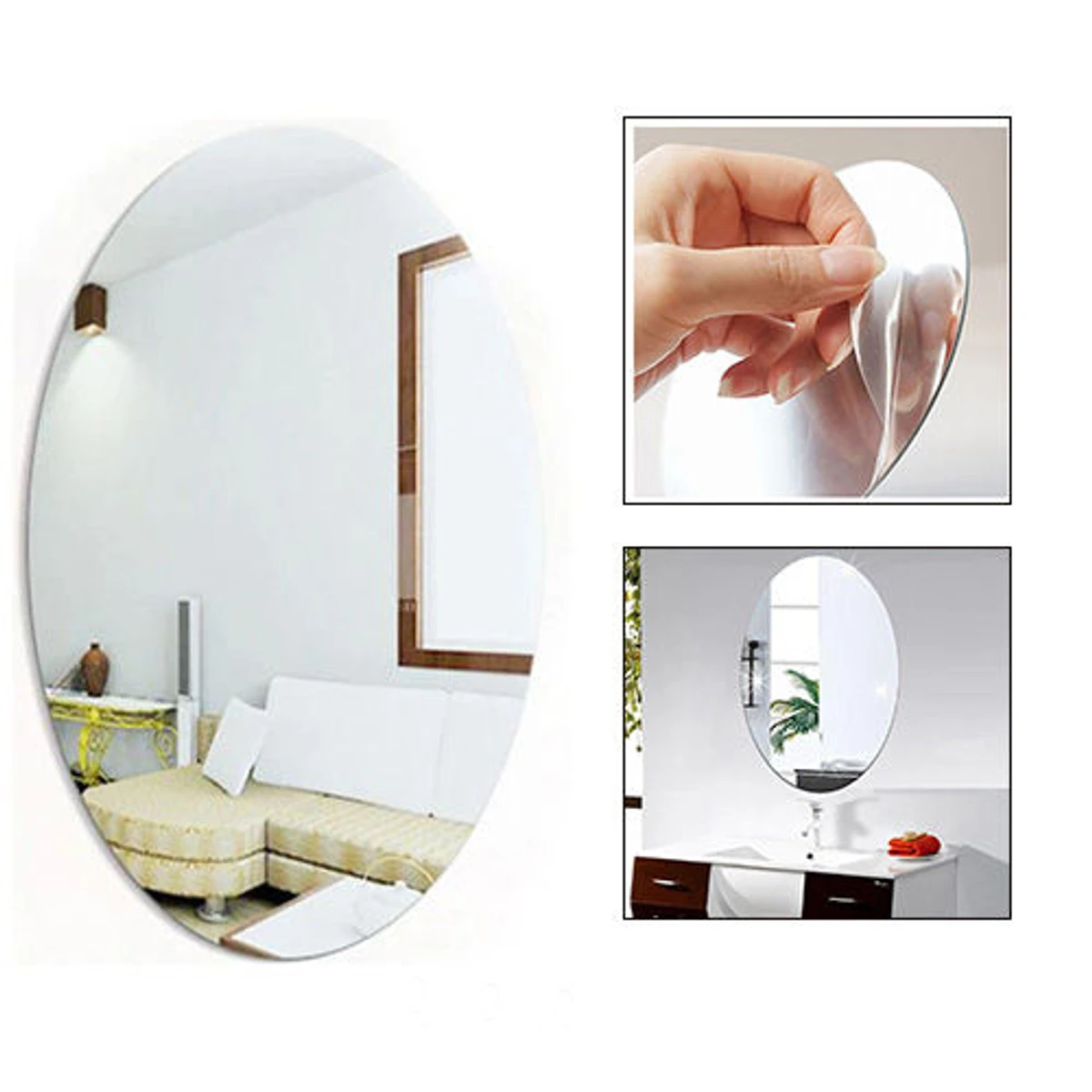 ACRYLIC MIRROR STICKER( 3 পিস - 899 টাকা)