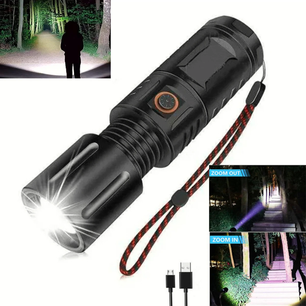 Waterproof Power Bank With LED Torch Light,