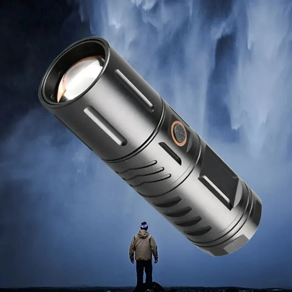 Waterproof Power Bank With LED Torch Light,